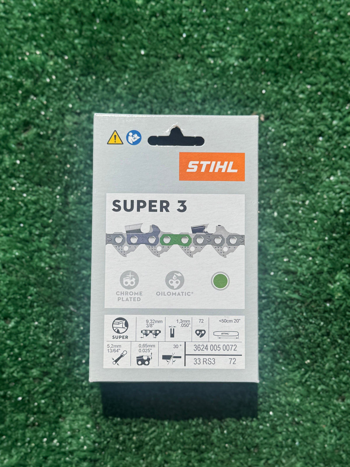 STIHL 3624 005 0072 Chainsaw Chain 33RS3 72