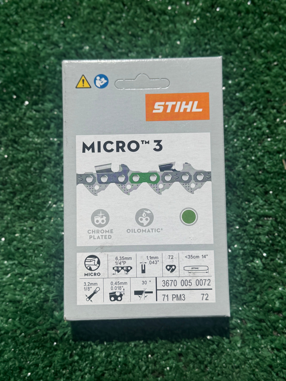 STIHL 3670 005 0072 Chainsaw Chain 71PM3 72