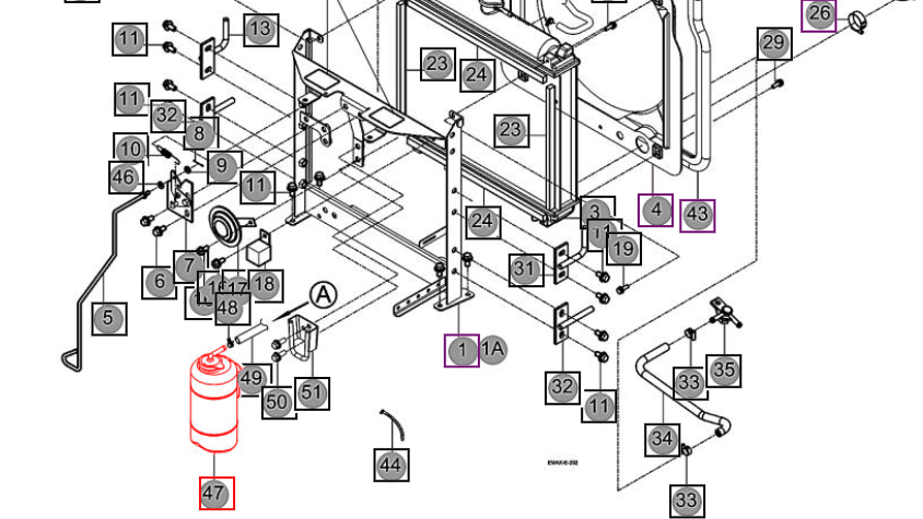 Mahindra Reserve Tank Assy 16003302101