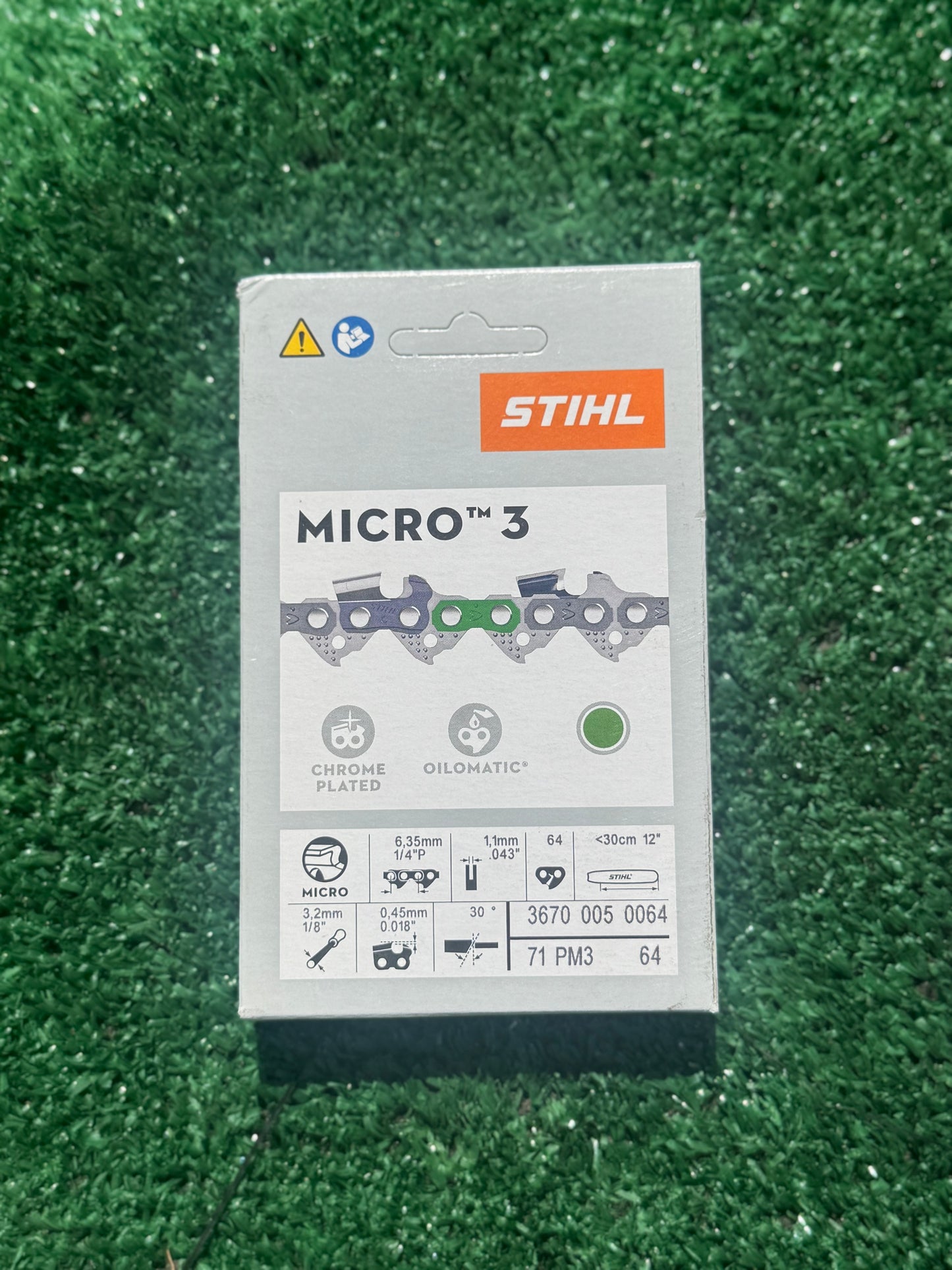 STIHL 3670 005 0064 Chainsaw Chain 71PM3 64