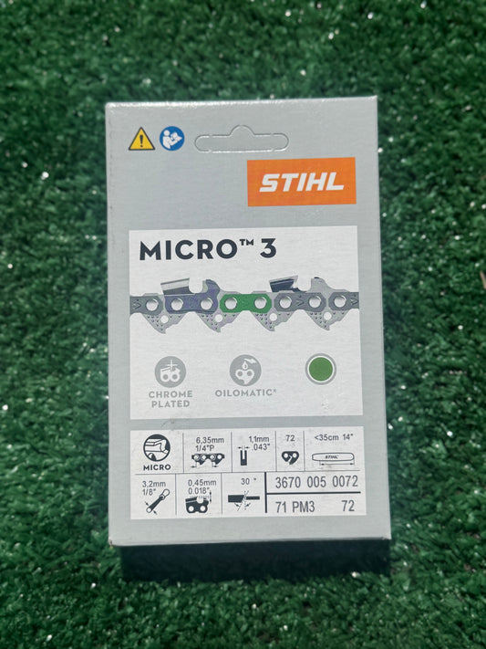 STIHL 3670 005 0072 Chainsaw Chain 71PM3 72