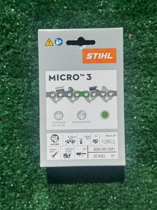 STIHL 3689 005 0081 Chainsaw Chain 26RM3 81