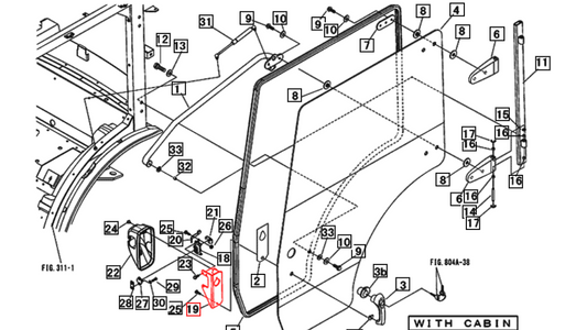 Mahindra Lock Bracket LH 10446074BN1