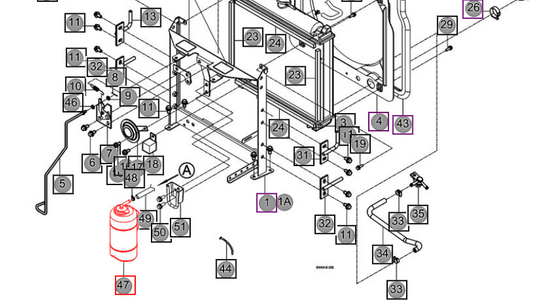 Mahindra Reserve Tank Assy 16003302101